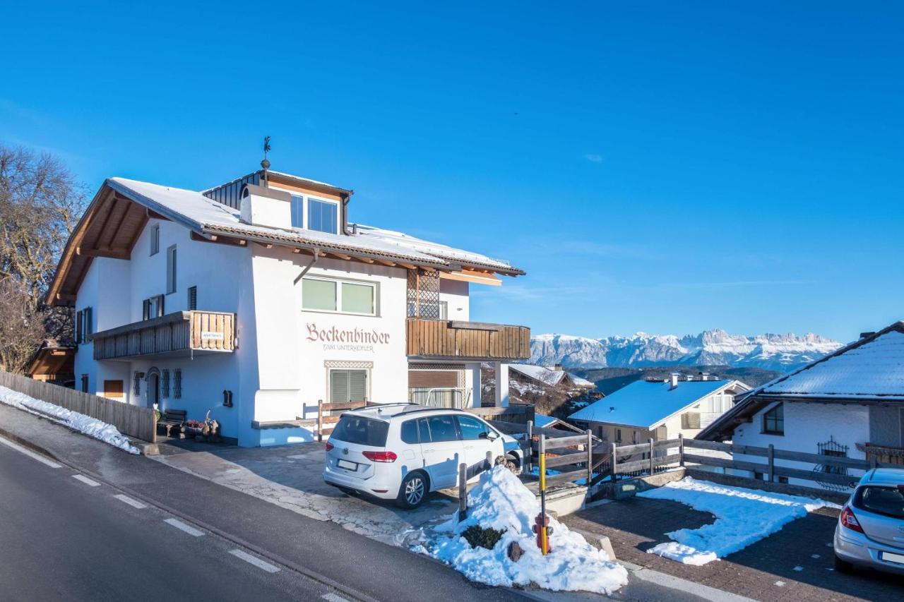 Beckenbinder Apartement Schlern San Genesio Atesino Dış mekan fotoğraf